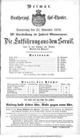 Die Entführung aus dem Serail