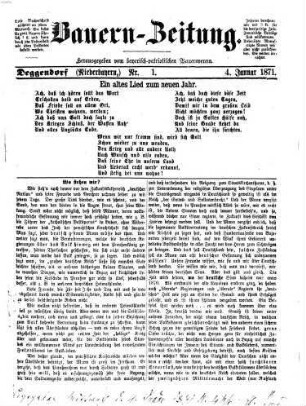 Bauern-Zeitung. 1871