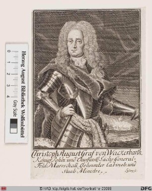Bildnis Christoph August von Wackerbarth (1705 Reichsgraf)