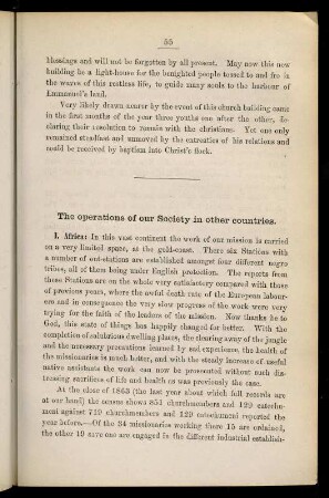 55-57, The operations of our society in other countries