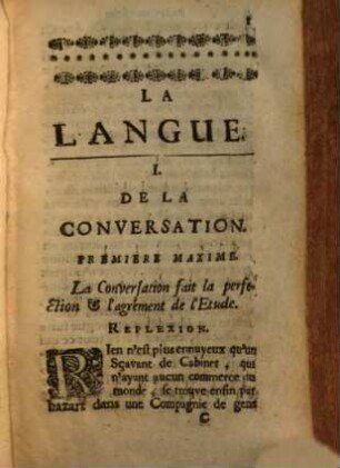 La Langue, 1