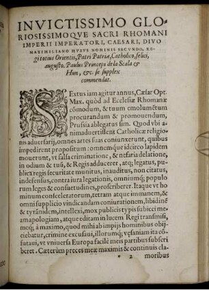 Epistola Nuncupatoria.