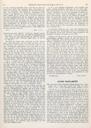 818-819 [Rezension] The Annual of Leeds University Oriental Society ; Vol. V