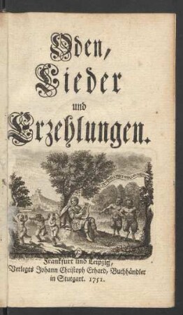 Oden, Lieder und Erzehlungen