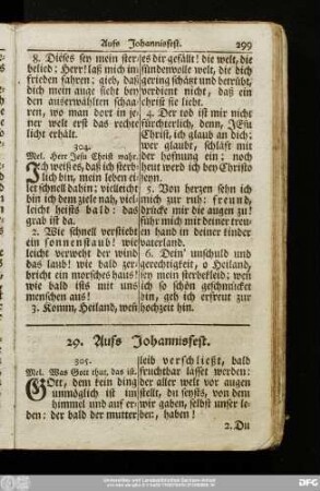 29. Aufs Johannisfest.