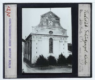 Eichstätt, Schutzengelkirche : Außenansicht, Fassade