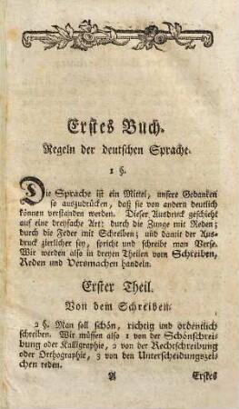 Regeln vom Schreiben, Reden und Versmachen in deutscher Sprache : nebst einem Wörterbuche und orthographischen Verzeichnisse gewisser zweifelhafter Wörter ; zum Gebrauche der Schulen Deutschlands