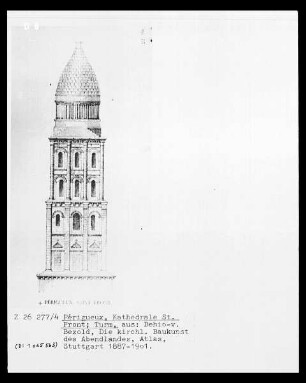 Périgueux: Cathédrale Saint-Front, Ansicht Glockenturm