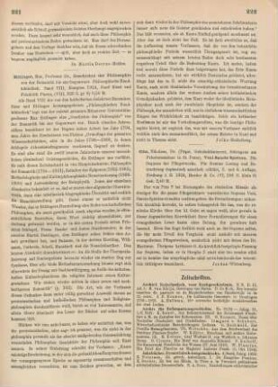 221-222 [Rezension] Ettlinger, Max, Geschichte der Philosophie von der Romantik bis zur Gegenwart
