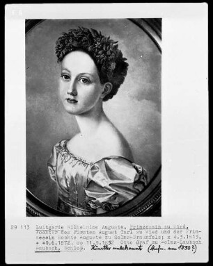 Luitgarde Wilhelmine Auguste Gräfin zu Solms-Laubach, geborene Prinzessin zu Wied