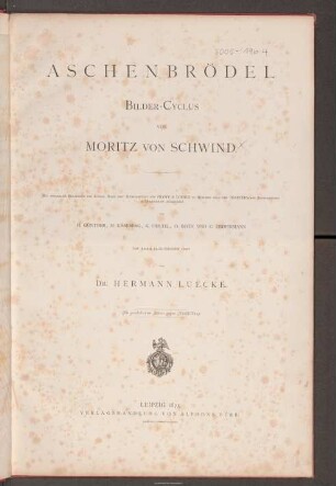 Aschenbrödel : Bilder-Cyclus
