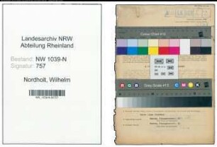 Entnazifizierung Wilhelm Nordholt , geb. 01.07.1913 (Bahnarbeiter)