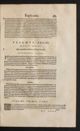 Psalmus XXXIX.