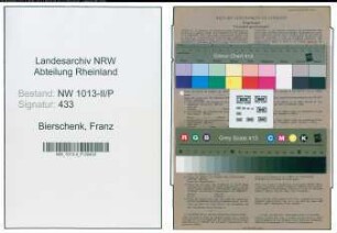 Entnazifizierung Franz Bierschenk , geb. 28.05.1918 (Polizist)