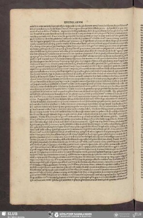 Epistolarum Liber Primus