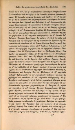 Ueber die mediceische handschrift des Aeschylus und deren abschriften, 3,2