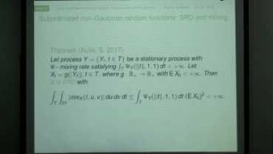Long range dependence for random functions with infinite variance
