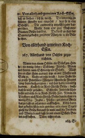 Von allerhand gemeinen Koch-Essen.