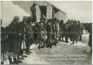 Soldaten der montenegrinischen Armee ergeben sich