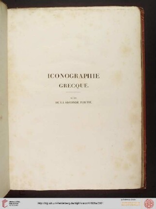 Band 2,2: Iconographie ancienne ou Recueil des portraits authentiques des empereurs, rois, et hommes illustres de l'antiquité: Suite de la 2. partie