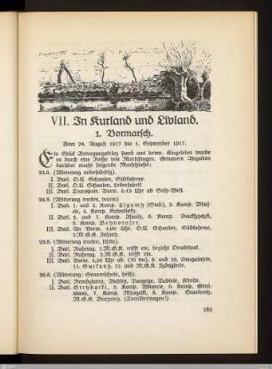 VII. In Kurland und Livland
