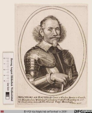 Bildnis Melchior Frhr. Hatzfeld, 1635 Reichsgraf von
