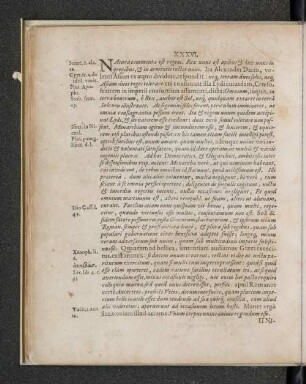 XXXVI. Unicus.