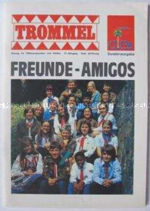 Sonderheft der Pionierzeitschrift "Trommel" zu den Weltfestspielen 1978 in Havanna
