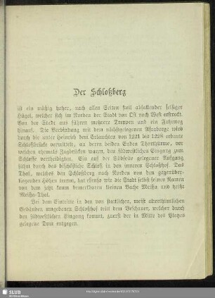 Der Schloßberg