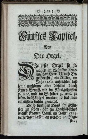 Fünftes Capitel, [...].