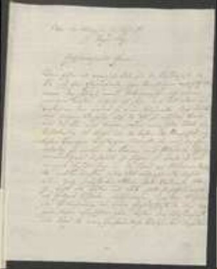 Brief von Heinrich Christian Gottfried von Struve an Regensburgische Botanische Gesellschaft