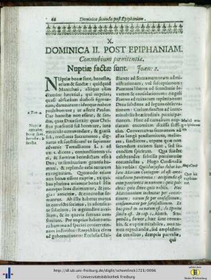 Dominica II. post Epiphaniam.