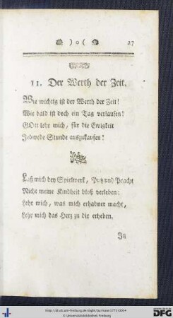 11. Der Werth der Zeit - 15. Der wahre Stolz.