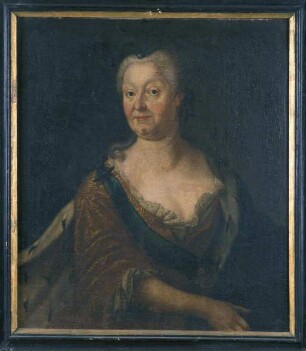 Bildnis der Äbtissin Elisabeth Ernestine Antonie, Prinzessin von Sachsen-Meiningen (1681-1766)