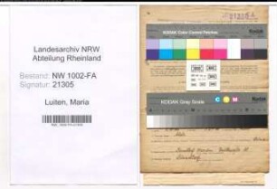 Entnazifizierung Maria Luiten, geb. 09.02.1902 (Lagerhalterin)