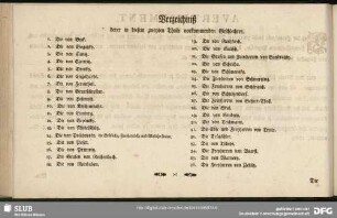 Verzeichniß derer in diesem zweyten Theile vorkommenden Geschlechter