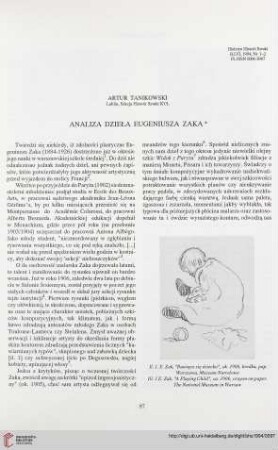 56: Analiza dzieła Eugeniusza Zaka