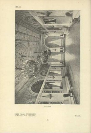 Ehem. Palais des Prinzen Albrecht von Preussen. Festsaal. Berlin