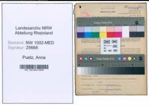 Entnazifizierung Anna Puetz , geb. 08.11.1903 (Aerztin)