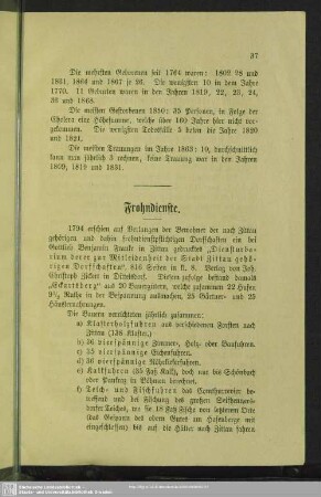 Frohndienste