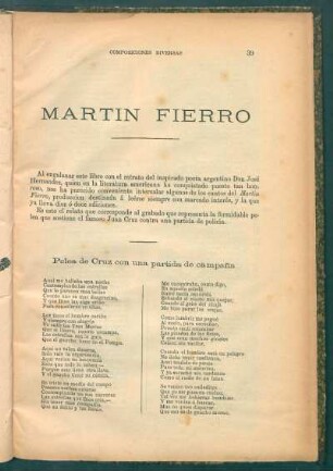 Martin Fierro : Pelea de Cruz con una partida de campaña