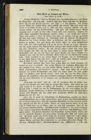 ¬Eine¬ Reise zu Jungen und Alten