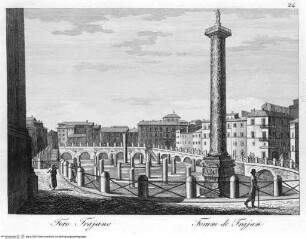 Les monumens plus célebres de Rome ancienne et les quatre basiliques principales de Rome moderne, Tav. 24: Foro Traiano