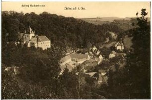 Liebstadt. Blick auf Liebstadt und Schloss Kuckuckstein