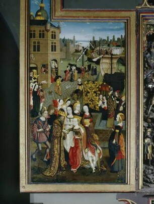 Abschied der heiligen Ursula von ihren Eltern