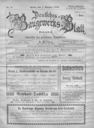 50. Jahrgang. Nr. 28.