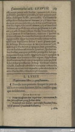 L. LXXIX. Papinianus libro 32. quaestionum