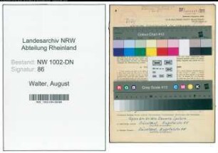 Entnazifizierung August Walter, geb. 05.01.1892 (Elektriker)