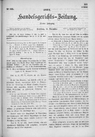 No. 45. 11. November 1871