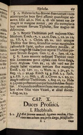 67-86, Cap. X. Duces Prosaici.